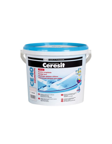 Elastingas glaistas siūlėms CE40 Aquastatic Ceresit 2kg, spalva Ocean 88 Elastingas glaistas siūlėms CE40 Aquastatic Ceresit 2kg, spalva Ocean 88