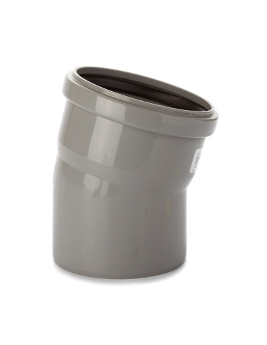 Alkūnė vidaus kanalizacijos PVC 110mm / 15* Alkūnė vidaus kanalizacijos PVC 110mm / 15*
