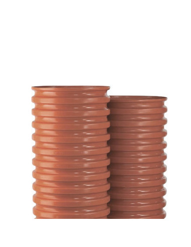 Šulinio stovas PVC 425mm gofruotas, ilgis 1m (Wavin) Šulinio stovas PVC 425mm gofruotas, ilgis 1m (Wavin)