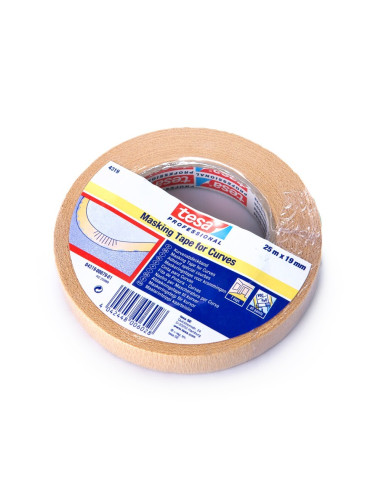 Apsauginė juosta linkiams plotis 19mm, ilgis 25m TESA 4319. Statybinės medžiagos