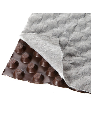 Drenažinė membrana su geotekstile DELTA NP DRAIN, plotis 2.0m (40m2)