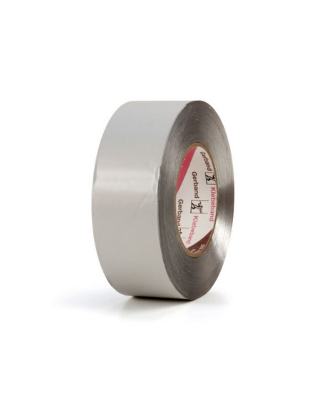 Klijavimo juosta, aliuminizuota, su popieriumi, plotis 50mm, ilgis 100mm