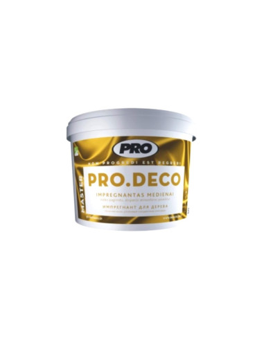 Impregnantas medienai PRO.DECO, spalva Alyvmedis, kiekis 1L Impregnantas medienai PRO.DECO, spalva Alyvmedis, kiekis 1L