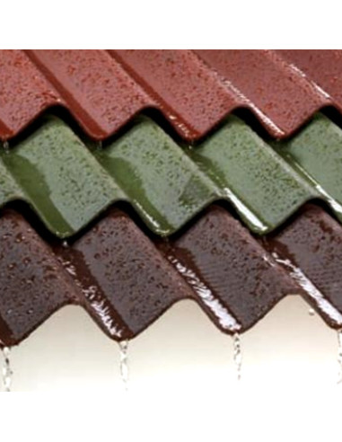 Bituminis banguotas lakštas Corrubit, Ruda spalva. Statybinės medžiagos