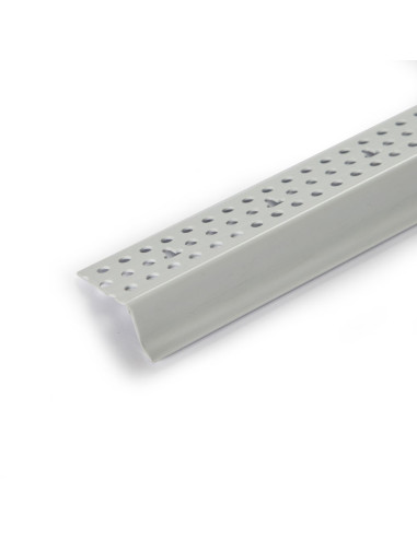 PVC užbaigimo profilis 3781 su suformuota 6 mm pločio šešėline siūle 3.05m
