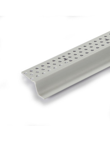 PVC užbaigimo profilis 3782 su suformuota 12 mm pločio šešėline siūle 3.05m