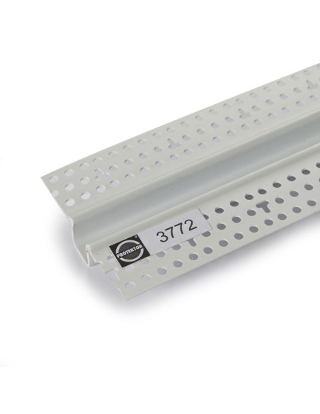 PVC profilis dekoratyviniams grioveliams formuoti