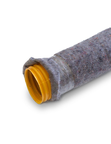 Drenažo vamzdis 65mm su geotekstilės filtru. Statybinės medžiagos