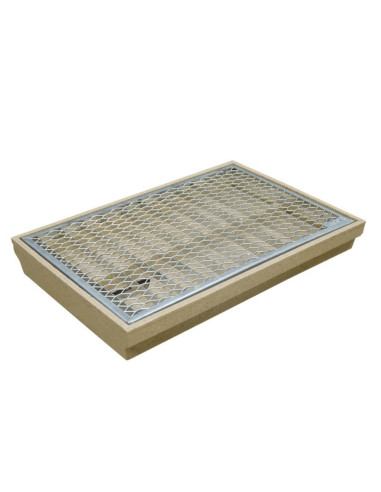 Batų valymo vonelės su grotelėmis komplektas 60 x 40 cm ACO 00353 Batų valymo vonelės su grotelėmis komplektas 60 x 40 cm ACO 00353