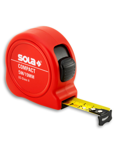 Matavimo ruletė SOLA Compact | 3m, 5m, 8m | Maža ir tiksli. Statybinės medžiagos