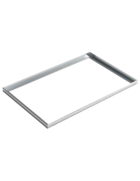 Aliuminio rėmelis montuojamas į grindis, 50 x 75cm. Statybinės medžiagos