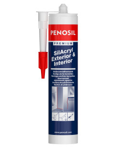 Silikonizuotas akrilo hermetikas PENOSIL Premium SilAcryl
