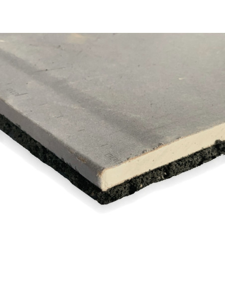 Garso akustinė izoliacinė plokštė SW-10, kompozitas GKP+Guma, 1200x1000mm