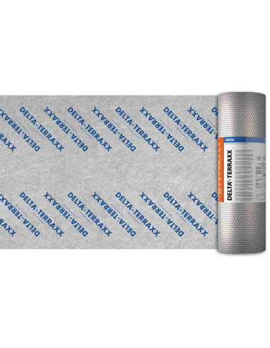 Drenažinė membrana su geotekstile DELTA TERRAXX 400kN. Statybinės medžiagos . Statybinės medžiagos