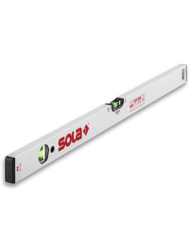 SOLA AV aliuminio gulsčiukas | Tikslumas 0.5 mm/m | FOCUS akutė. Statybinės medžiagos