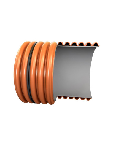 Vamzdis pralaidos PP 500mm, ilgis 6m, su mova