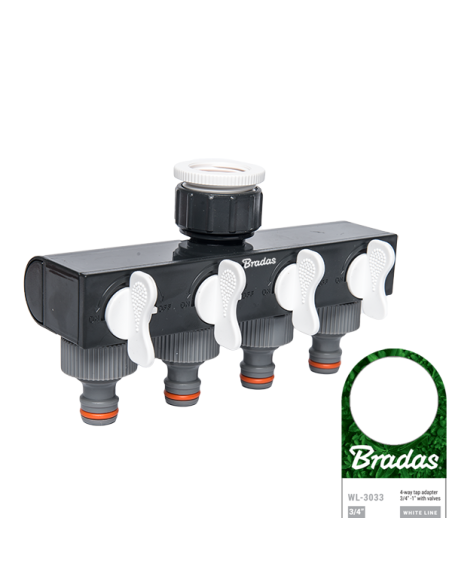 Keturių krypčių kolektorius Bradas WHITE LINE WL-3033 | Statybų Turgus