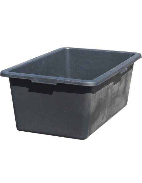 Statybinė talpa stačiakampė iš PVC 45L. Statybinės medžiagos