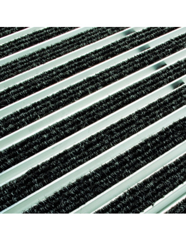 Batų valymo kilimėliai, antracito spalvos, veltinio juostelės, 60 x 40 cm, ACO Vario 01210