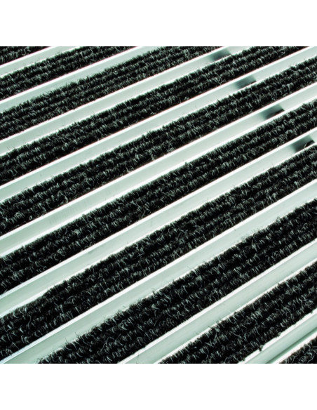 Batų valymo kilimėliai, antracito spalvos, veltinio juostelės, 60 x 40 cm, ACO Vario 01210