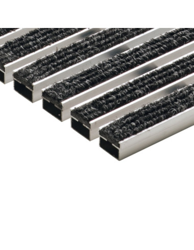 Batų valymo kilimėliai, antracito spalvos, veltinio juostelės, 60 x 40 cm, ACO Vario 01210