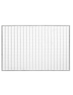 Batų valymo grotelės cinkuoto plieno 9 x 31 mm tinklelis, 75 x 50 cm. Statybinės medžiagos 2