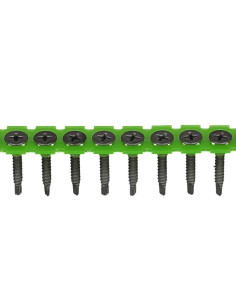 Sraigtai savisriegiai juostoje gipso kartono plokštei į metalą  GKP/MET, 3.5x41mm ESSVE [1000vnt]. Statybinės medžiagos . S