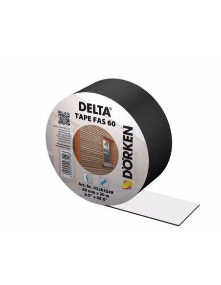 Klijavimo juosta DELTA Tape FAS 60 (atspari UV), 20m. Statybinės medžiagos