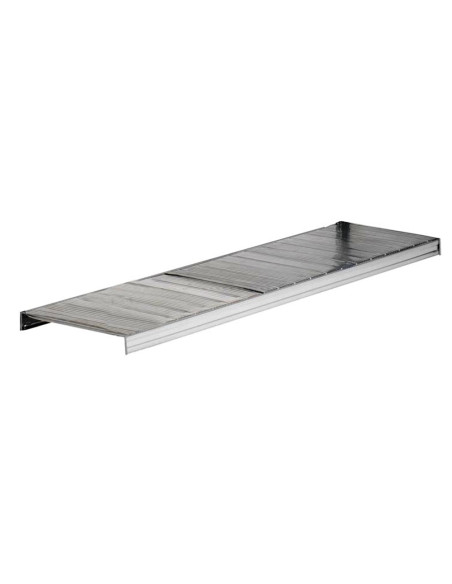 Lentyna su skersiniais stelažui-lentynai [ilgis pasirenkamas, gylis pasirenkamas], cinkuoto plieno, METALSISTEM