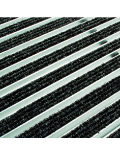 Batų valymo kilimėliai, antracito spalvos, veltinio juostelės, 60 x 40 cm, ACO Vario 01210 2