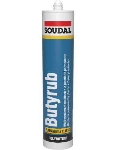 Hermetikas stogui polibuteno pagrindu Butyrub Soudal, 280ml