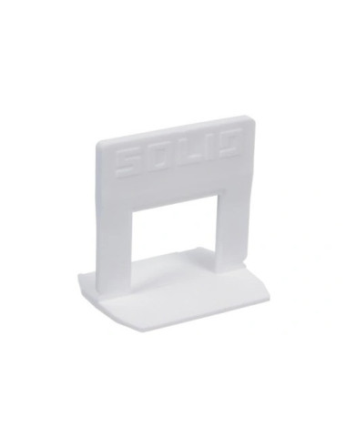 Plytelių lyginimo sistemos apkabos, 1.0mm (100 vnt.), SOLID. Statybinės medžiagos