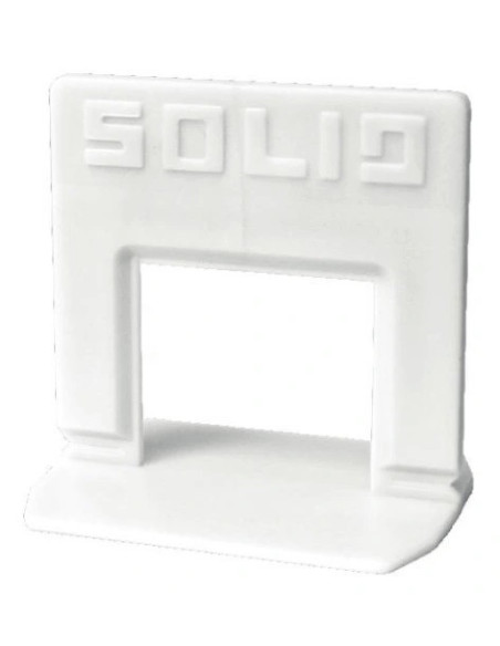 Plytelių lyginimo sistemos apkabos, 1.0mm (100 vnt.), SOLID. Statybinės medžiagos