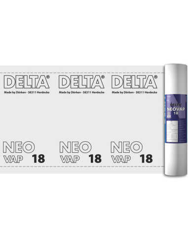 Garo izoliacinė plėvelė DELTA NEOVAP 18, 3.0m x 50m (150m2)