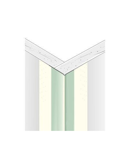 Popieriumi dengtas metalinis išorinio kampo profilis 3m, Sheetrock. Statybinės medžiagos