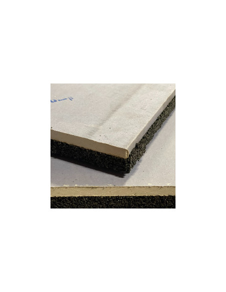 Garso akustinė izoliacinė plokštė SW-12, kompozitas GKP+Guma, 1200x1000mm