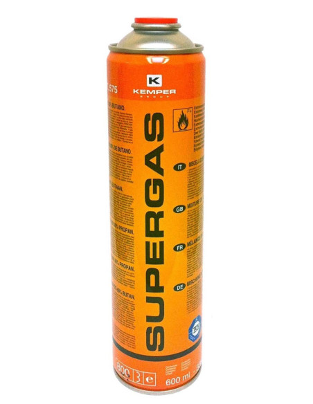 Dujos „KEMPER" SUPERGAS 600 ml.  Statybinės medžiagos.