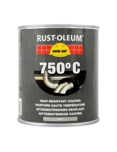 Karščiui atspari danga-dažai (iki 750°C) HARD HAT®, Rust-Oleum, aliuminio 750ml. Statybinės medžiagos