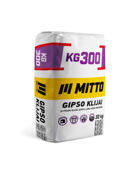 Klijai gipso KG300 / A300 MITTO, 30kg