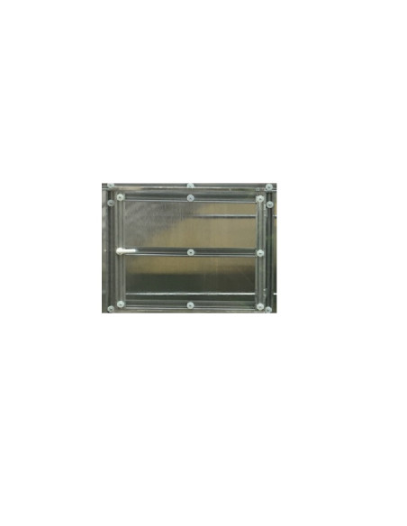 Papildoma orlaidė - langas gale šiltnamiui STANDART KLASIKA (su danga 4mm, su danga 6mm arba be dangos)