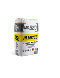 Klijai silikatiniams blokams  MK520 MITTO, 25kg