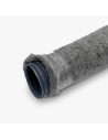 Drenažo vamzdis 100mm su geotekstilės filtru (rulone 50m), juodas PP vamzdis