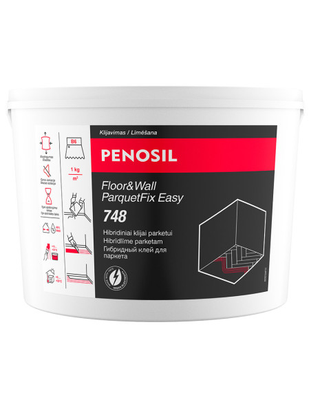 Hibridiniai klijai parketui Floor&Wall ParquetFix Easy 748 16kg, Penosil. Statybinės medžiagos