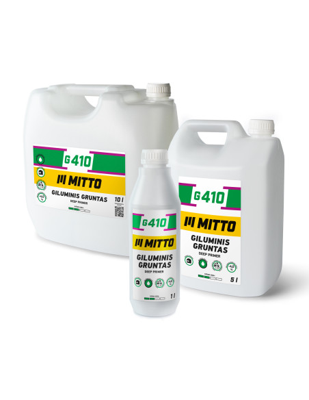 Gruntas giluminis G410 MITTO, 10L. Statybinės medžiagos