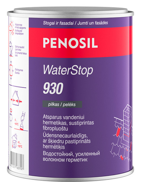 Vandeniui atsparus hermetikas Waterstop 930, Penosil