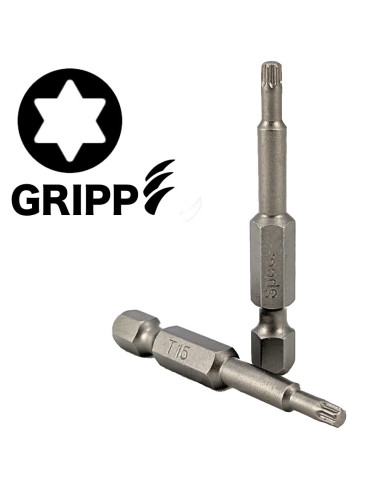 Atsuktuvo antgalis T15 (Torx) Specialist. Ilgis 50mm, S2 plienas, šešiakampis 1/4" kotelis. Profesionalus įrankis ilgaamžiam dar