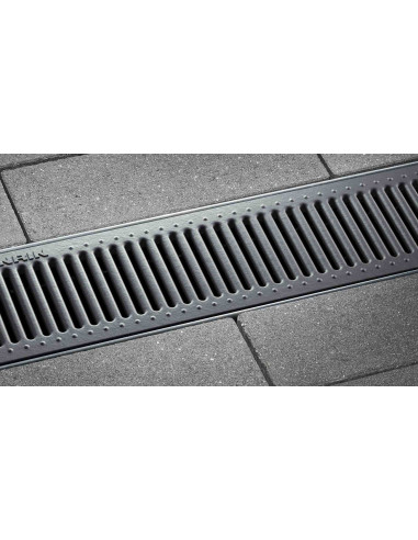 Polimerbetonio latakas ANRIN SELF 100 su Heelguard grotelėmis | 1m