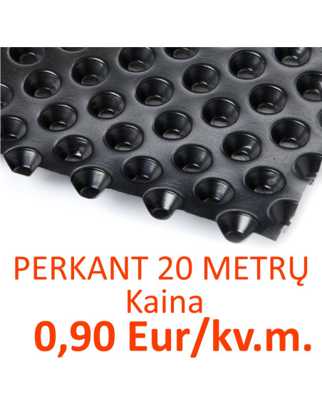 Drenažinė membrana, plotis 2.0m