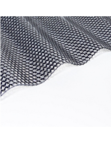 Polikarbonatas korėtas Diamonds 1.045 x 4m   pilkas (tamsintas)