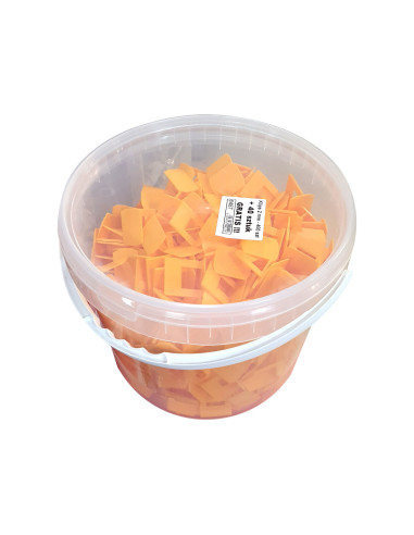 Plytelių lyginimo sistemos apkabos, 2.0mm (440 vnt.), SOLID. Statybinės medžiagos